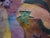 Abstract Large Abstract Oil on Canvas Backdrop Painting, Unframed For Sale - Image 3 of 6