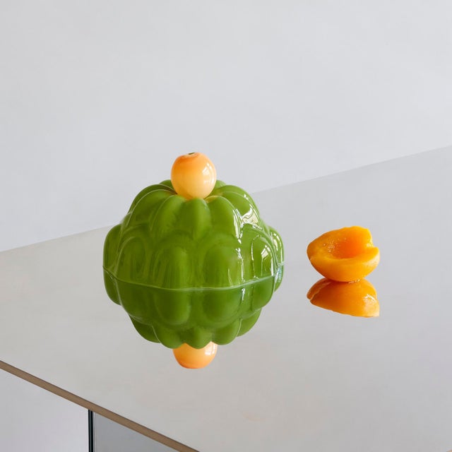 Contemporary JELLO M Hand-Blown Glass Cloche by Studio Berg For Sale - Image 3 of 15