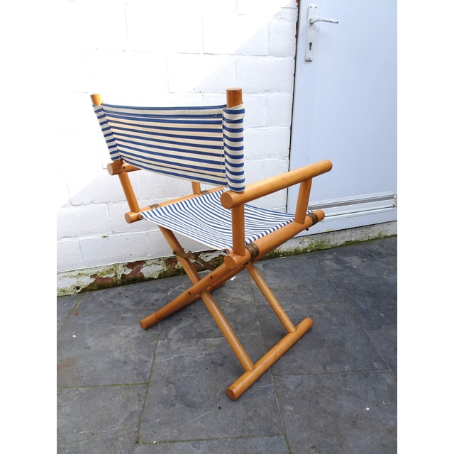 1970s Vintage Folding Directors Chair by Sune Lindström, 1970s For Sale - Image 5 of 12