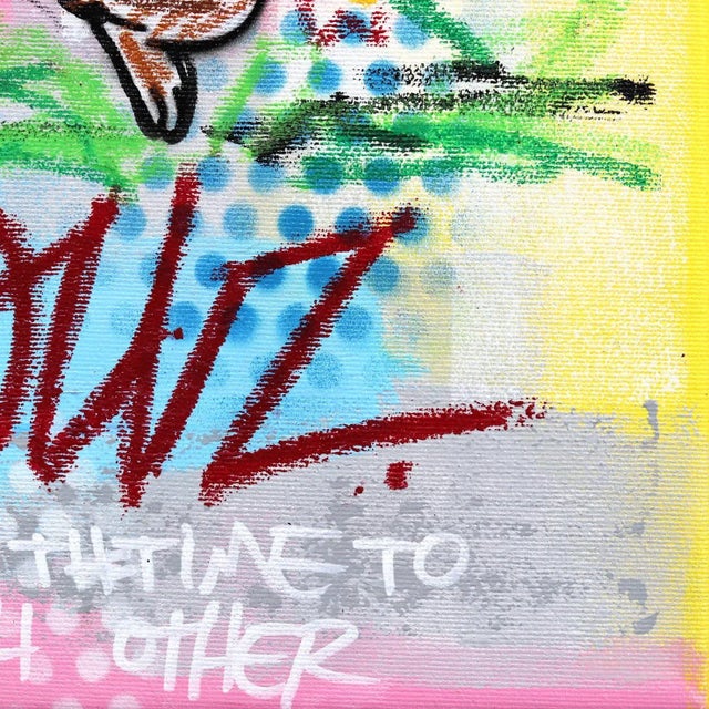 2020s "Friendship" Original Artwork by Naguy Claude For Sale - Image 5 of 10