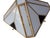 Metal Modern Pyramid-Shaped Opal Glass Wall Lamps, Italy, 1970s, Set of 2 For Sale - Image 7 of 16