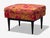 Mid-Century Modern Paul McCobb, Ebonized Wood, Fabric, Ottoman, Usa, 1950s For Sale - Image 3 of 8