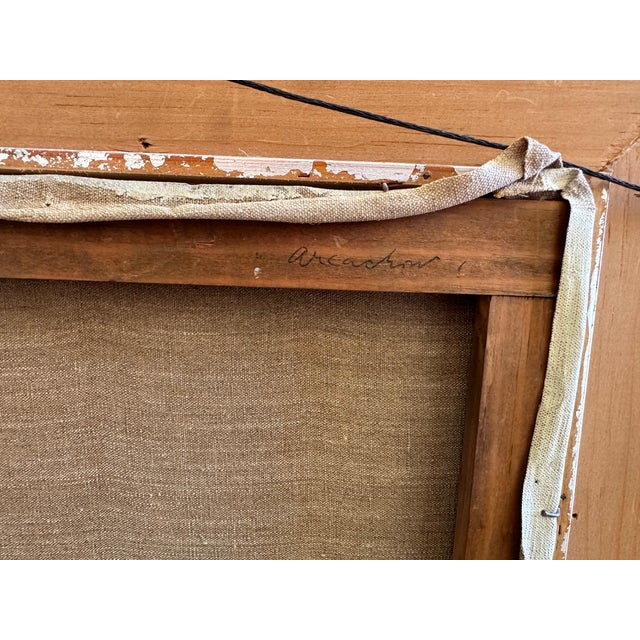 French 1960s Francois Gall Treport Signed Original Impressionist Seascape Painting, Framed For Sale - Image 3 of 10