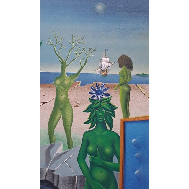 Georges Spiro, Beach of Plant Women, Lithograph For Sale - Image 5 of 9