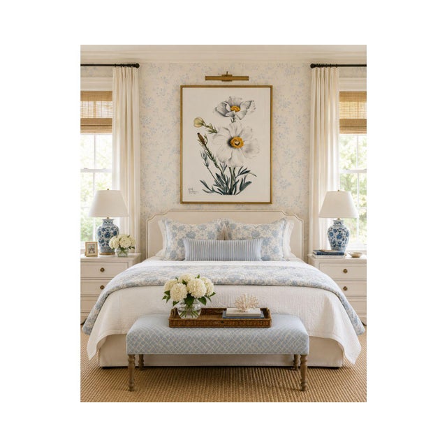 Illustration Matilija Poppy, Vintage Botanical Art Print Reproduction by Mary Vaux Walcott, 20" X 30" For Sale - Image 3 of 10