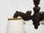 Dragon 4-Light Chandelier in Hand-Carved Wood, 1950s For Sale - Image 4 of 11