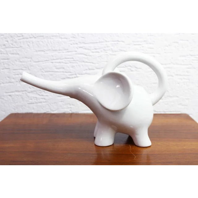 Elephant Ceramic Watering Can, 1980s For Sale - Image 11 of 11