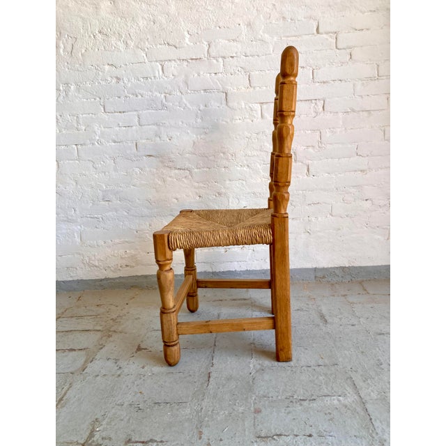 Natural Straw Chairs, Italy, 1970s, Set of 2 For Sale - Image 9 of 16