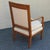 Pair of Vintage French Empire Style Dolphin Carved Walnut Armchairs With Down Cushions For Sale - Image 4 of 18
