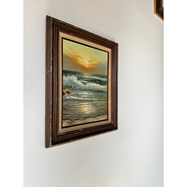 E. John Robinson (Oregon/California, 1922-2008) Seascape Oil