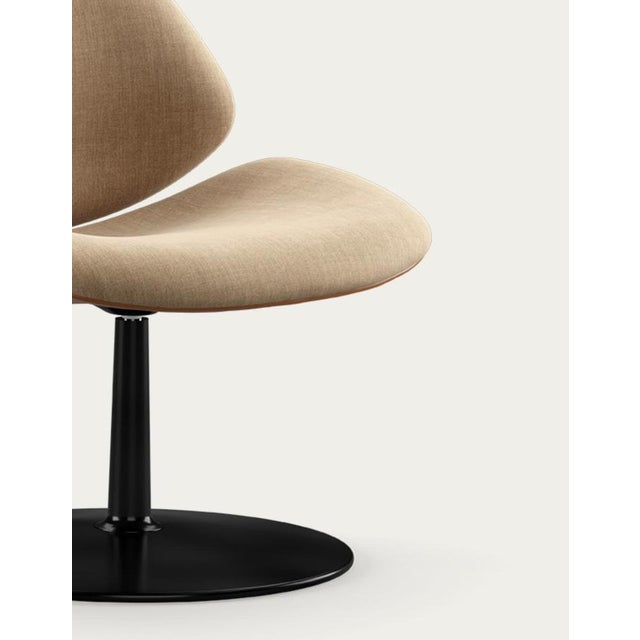 Black Council Family Lounge Pedestral Chair by Salto and Sigsgaard for OneCollection For Sale - Image 8 of 17