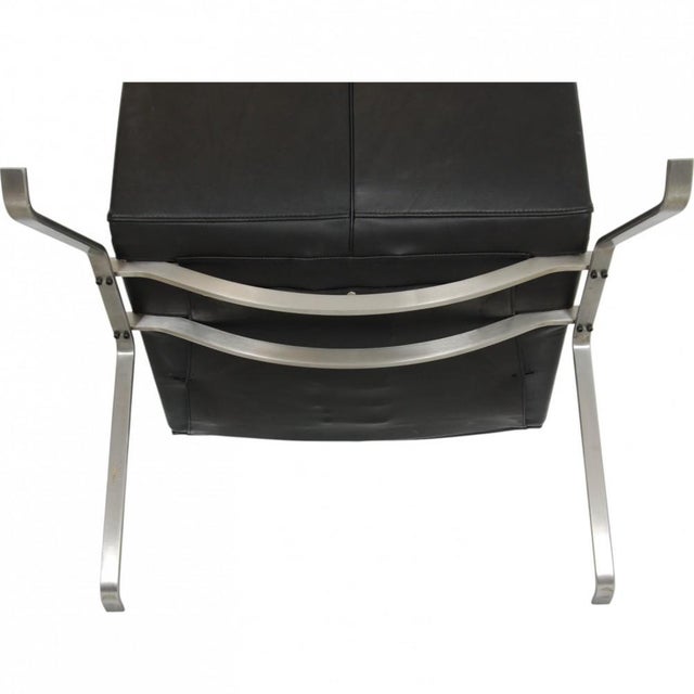 PK-22 Chair in Black Grace Leather by Poul Kjærholm For Sale - Image 13 of 16