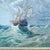 “Tossed at Sea,” 19th Century Oil on Canvas in a Period Gilt Frame For Sale - Image 4 of 15