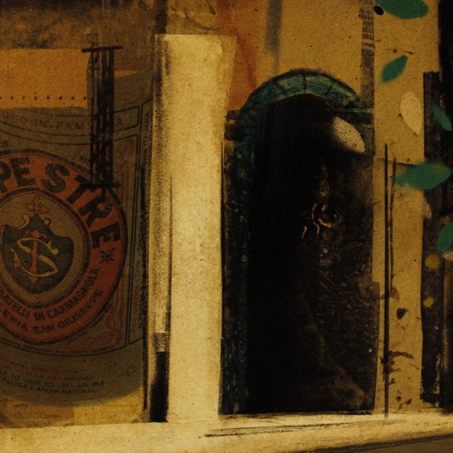 1980s Italian Artist, City District, 1980, Mixed Media on Masonite, Framed For Sale - Image 5 of 16