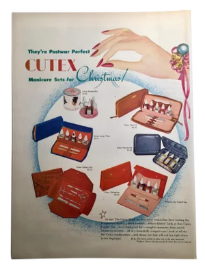 Mid-Century 1946 Cutex Ad