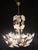 Large Vintage Murano Glass Chandelier White Flowers, 1970 For Sale - Image 9 of 12