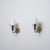 Vintage Italian Wall Sconces in Brass and Opaline Glass, 1950s, Set of 2 For Sale - Image 4 of 9