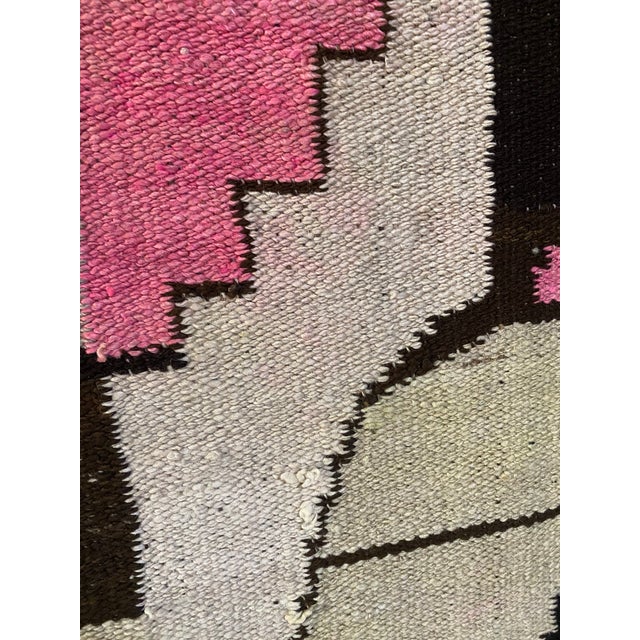 Mid 20th Century Mid-20th Century Vintage Monumental Peruvian Inca Figural Folk Textile Wall Hanging (90" X 59") For Sale - Image 5 of 12