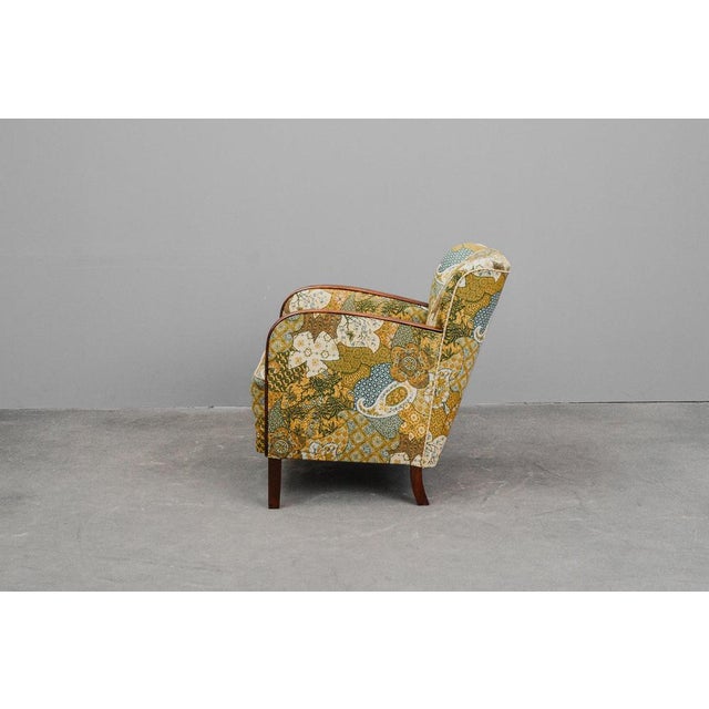 Cream Vintage Art Deco Lounge Chairs in Birch and Pine, 1920s, Set of 2 For Sale - Image 8 of 18