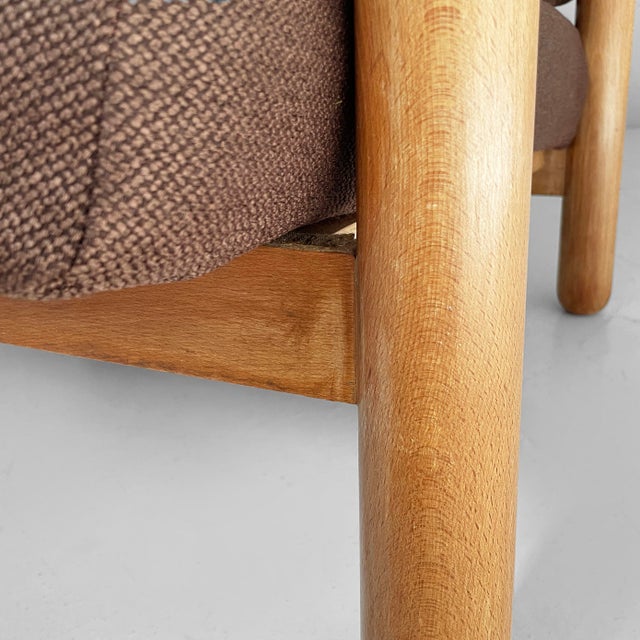 Mid-Century Modern Italian Loden Armchair by Vico Magistretti for Cassina, 1960s For Sale - Image 14 of 18