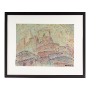 1933 Abstract Watercolor Painting by Harry Knox Smith