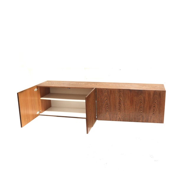 Vintage Wenge Wall-Mounted Sideboard by Banz Bord, 1970s For Sale - Image 15 of 18