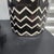 2011 Missoni for Target Black & White Chevron Stoneware Vases- A Pair For Sale In Chicago - Image 6 of 7