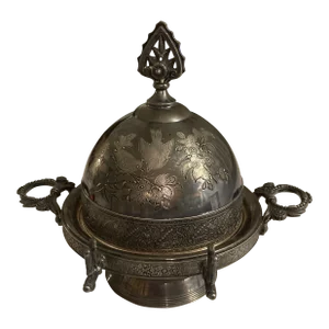 Antique Silverplate Butter Dome