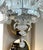 1930s Impressively Large Murano Blown Clear Glass Chandelier With Floral and Foliate Tendrils For Sale - Image 5 of 14