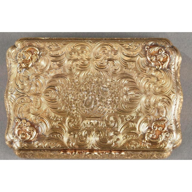 Mid 19th Century Mid-19th Century Hanau Gold Box, 1850s For Sale - Image 5 of 18