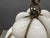 White Wrought Iron and White Murano Glass Pendant Light, 1960s For Sale - Image 8 of 17