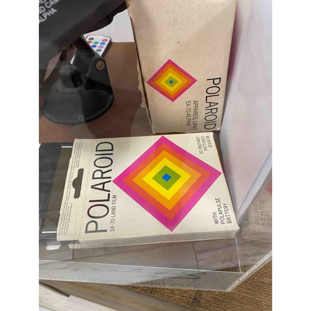 Black Andy Warhol Polaroid by Andy Warhol, 1970s For Sale - Image 8 of 11