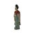 1960s Vintage Oriental Ancient Style Dressing Ceramic Lady Art Figurine Ws4416 For Sale - Image 5 of 10