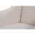 Upholstered Host Dining Chair in Ivory Chenille For Sale - Image 10 of 11