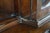 Wood Mid Century Baker Georgian Mahogany Breakfront Bookcase Cabinet Bubble Glass, Attributed For Sale - Image 7 of 18