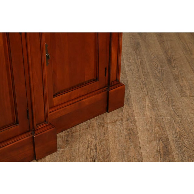 Harden Chippendale Style Cherry Library Bookcase For Sale - Image 11 of 18