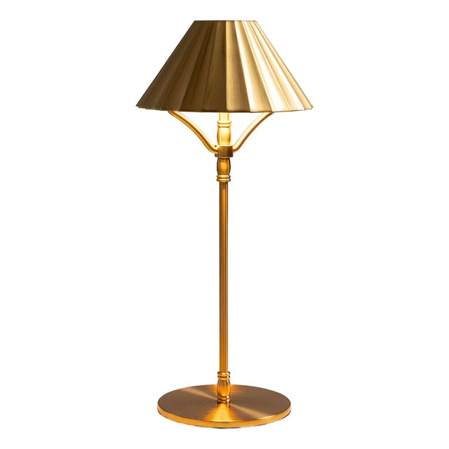 Cabo LED Cordless Lamp, Brass For Sale