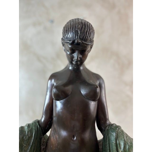 Joe Descomps Cormier, Art Deco Sculpture, 1925, Bronze For Sale - Image 3 of 13