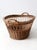 Early 20th Century Vintage Wicker Laundry Basket For Sale - Image 5 of 11