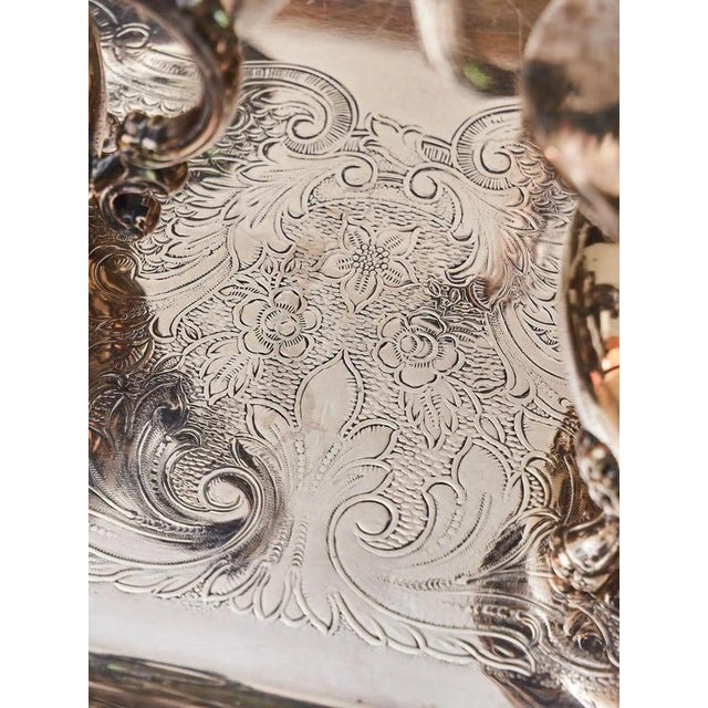 Heirloom Coffee and Tea Service with Venetian Scroll from Oneida, Set of 5 For Sale - Image 12 of 15
