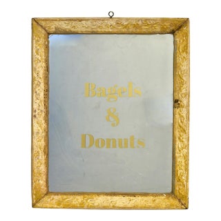 Midcentury Bagels & Donuts Shop Sign For Sale