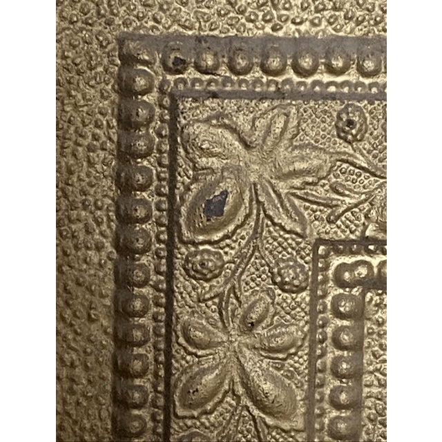 Rustic Antique Rustic Style Elk Motif Metal Fireplace Insert For Sale - Image 3 of 5