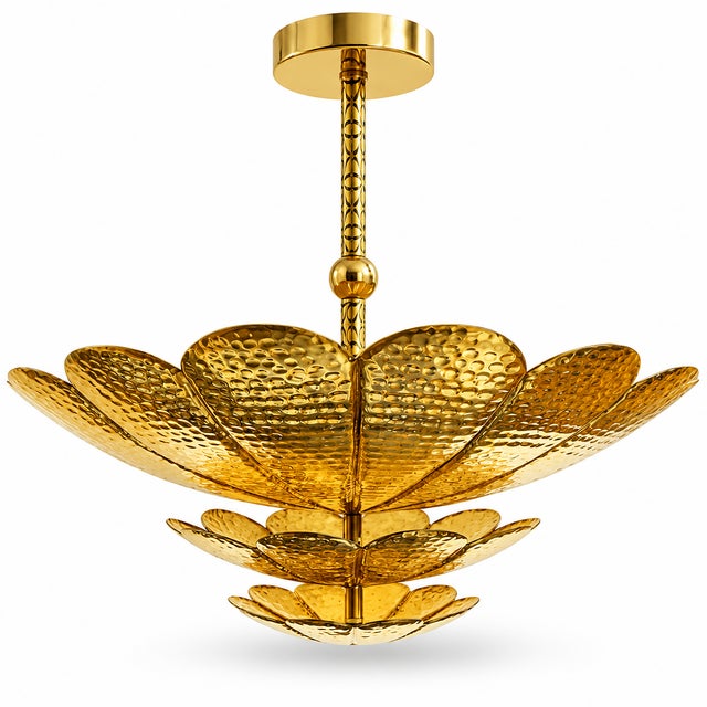 Bring the Beauty of a Blooming Flower Into Your Home. Transform your interior with our luxurious Handmade Brass Flower...
