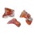 Blown Glass Collection of Art Sculptures by Mikula -Set of 3 For Sale