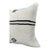 Turkish Hemp Pillow Cushion Natural Beige Black Cushion Cover 20"x20" For Sale