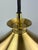 Gold Brass Ceiling Lamp from Frandsen, 1970s For Sale - Image 8 of 14