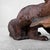 Brown Japanese Kibori Kuma Carved Wooden Bear, 1950 For Sale - Image 8 of 11