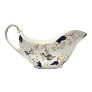 1970s Coalport “Hong Kong” Imari Bird Bone China Gravy Boat