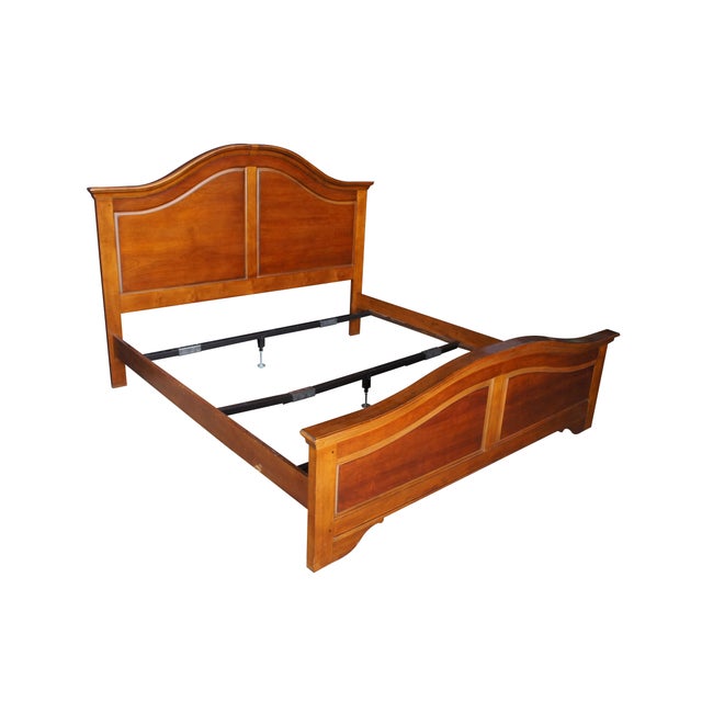 This Lexington Furniture Bed masterfully blends the clean, dignified silhouettes of the French Louis Philippe style with...