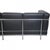 Vintage LC2/3 Three-Seater Sofa in Black Pelle Leather by Le Corbusier, 2000s For Sale - Image 17 of 18